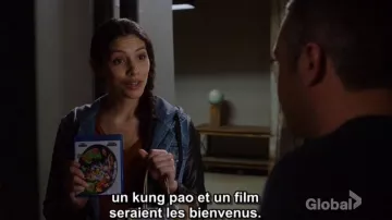 Le blu-ray Space Jam de Stella Kidd (Miranda Rae Mayo) dans Chicago Fire S05E21