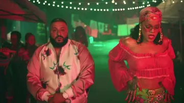 rihanna green dress wild thoughts Simkhai Blue Izel Cape Gown main image 1
