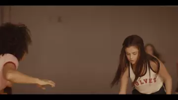 The shorts sport of Selena Gomez in a Bad Liar