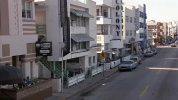 The Colony Hotel Miami Beach overview in Scarface