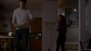 the poster Evian les bains view into the apartment of Ezra Fitz (Ian Harding) on Pretty Little Liars S07 E14