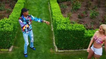 Sneakers Raf Simons x Adidas Ozweego 2 of Quavo in I'm the One