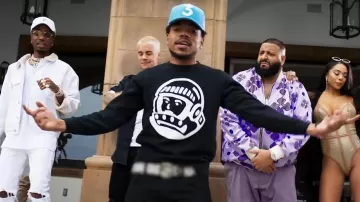 The belt of Gucci Chance The Rapper in I'm the One