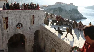 La forteresse de Lovrijenac à Dubrovnik en Croatie, siège du tournoi du Roi Joffrey à Port-Real dans Game of Thrones S02E01