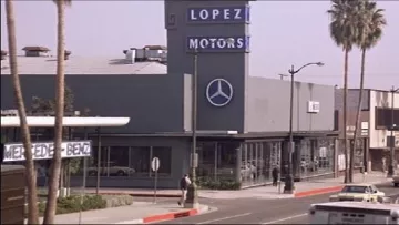 The car salesman Lopez Motors in Scarface