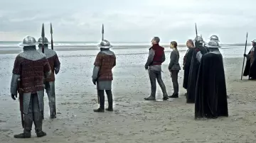 The beach If in Jeanne Captive (Clemence Poesy)