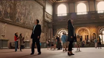 The Hall of the Five Hundred (Salone dei Cinquecento) in the Palazzo Vecchio of Florence in Italy in Inferno