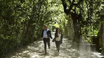 The Boboli gardens of Florence in Italy in Inferno