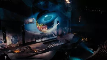 La scène du Festspielhaus Bregenz en Autriche dans Quantum of Solace