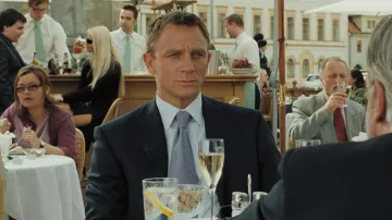 The place of the small Czech village of Loket, where Bond meets Mathis in Casino Royale