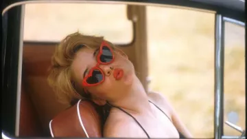 Heart Shaped Sunglasses worn by Dolores Haze (Sue Lyon) as seen in Lolita