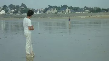 La playa de Longchamp de Saint-Lunaire en Bretaña en la película Conte d'été