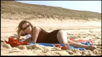 La playa de Mimizan en las Landas en la película Sous le sable