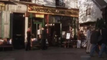 The Shakespeare and company in the movie Before sunset