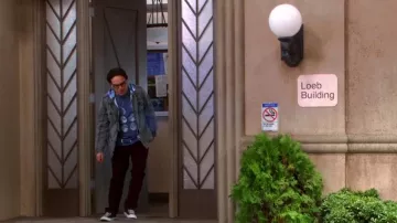 La bâtiment des appartements dans The Big Bang Theory à Pasadena (Californie, Etats-Unis)