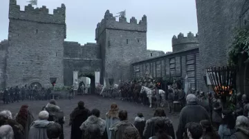 La fortaleza de Invernalia en Castle Ward en Irlanda del Norte en Juego de Tronos