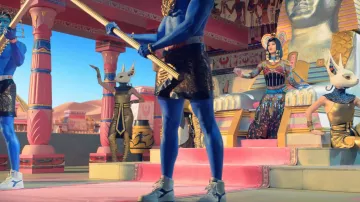 Sneakers Diadora MI Basket worn by the guards in the video clip Dark Horse by Katy Perry