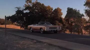 The Cadillac convertible Eldorado 1976 from Macklemore in the clip Glorious