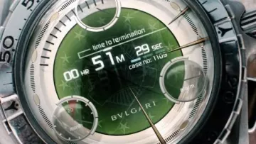 La montre Bulgari de John Anderton (Tom Cruise) dans Minority Report