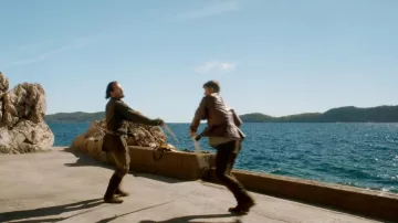 El muelle del puerto de Trsteno en Croacia donde Bronn arrastra a Jaime a la espada en Juego de Tronos S04E02 y S04E04