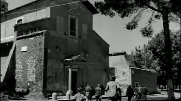 Viale del Terme di Caracalla à Rome dans Le voleur de bicyclette
