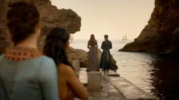 El muelle en Dubrovnik, Croacia en Game Of Thrones S03E01