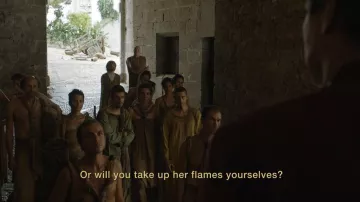El Portal Fosc de Peñíscola en España y el predicador de Meereen en Juego de Tronos S06E01