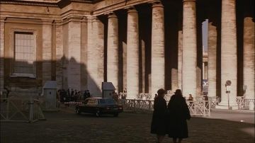 Piazza del Sant'uffizio en Roma en El Padrino Parte 3