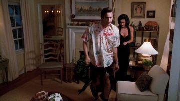 The white shirt with "Florida" on grounds of Ace Ventura (Jim Carrey) in Ace Ventura, detective for dogs and cats