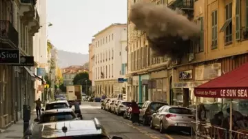 La rue Valperga à Nice dans Riviera
