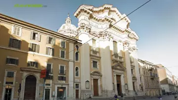The Church of San Carlo al Corso in Rome in the very special Agents, code UNCLE