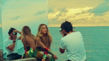 Vestido de lentejuelas tom Ford de Jennifer Lopez en Ni Tú Ni Yo ft. Gente de Zona