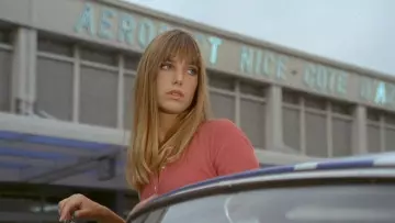 The airport of Nice, in the movie The swimming pool