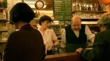 Le bistrot Le verre à pied à Paris dans Le fabuleux destin d'Amélie Poulain (Audrey Tautou)