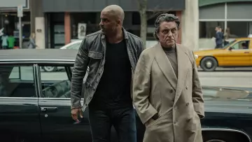 Leather Jacket worn by Shadow Moon (Ricky Whittle) as seen in American Gods S01E01