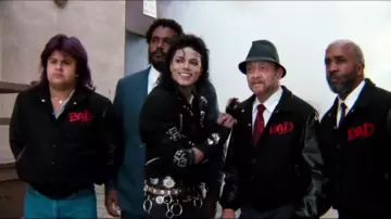 La chaqueta BAD de los guardaespaldas de Michael Jackson en Moonwalker (Speed Demon)