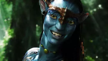 Le collier de Neytiri (Zoé Saldana) dans Avatar