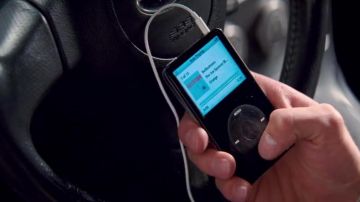 The Ipod classic Baby (Ansel Elgort) in " Baby Driver