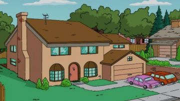 Les Simpsons maison à Henderson dans le Nevada vu dans Les Simpsons