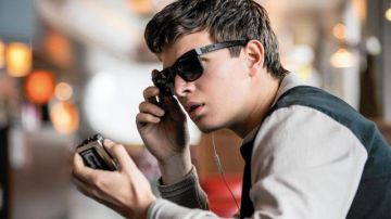 The Olympus Walkman used by Miles Baby (Ansel Elgort) in the movie Baby Driver