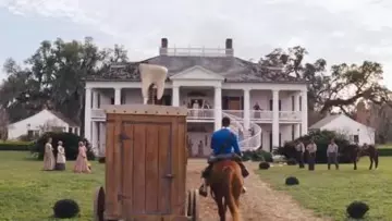 The house at CandyLand by Calvin Candie (Leonardo DiCaprio) in Wallace, Louisiana in Django Unchained