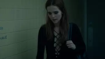 Le body à lacets de Samantha Kingston (Zoey Deutch) dans Le Dernier jour de ma vie