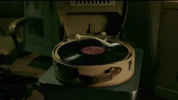 The turntable suitcase Elisa (Sally Hawkins) in The Shape of the Water