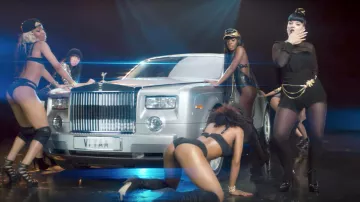 The Rolls Royce Phantom in the clip, Hard Out Here Lily Allen