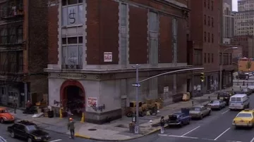 La caserne de pompiers des chasseurs de fantômes à New York dans S.O.S. Fantômes