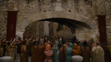 El Arco de la Estrella en la ciudad de Cáceres en España en Juego de Tronos S07E03