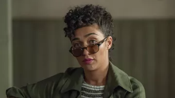 John Varvatos Essex Lunettes de soleil portées par Tulip O'Hare (Ruth Negga) comme on le voit dans Prédicateur S02E03