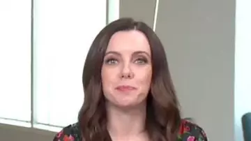 La robe de Melanie Bromley dans E! News