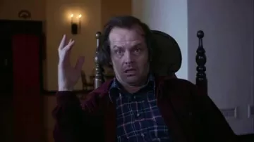 The jacket in the velvet of Jack Torrance (Jack Nicholson) in the Shining