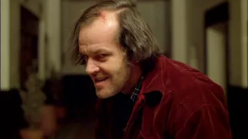 The velvet jacket of Jack Torrance (Jack Nicholson) in the Shining